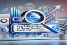 How to Get On First Page of Google Search David Aziz 